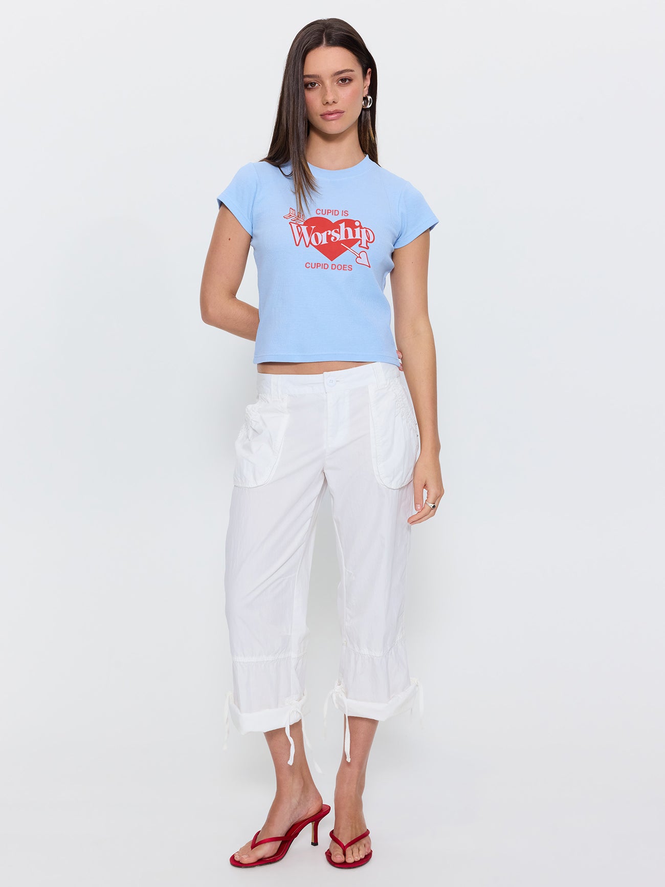 Love Struck Teeny Tee - Dream Blue
