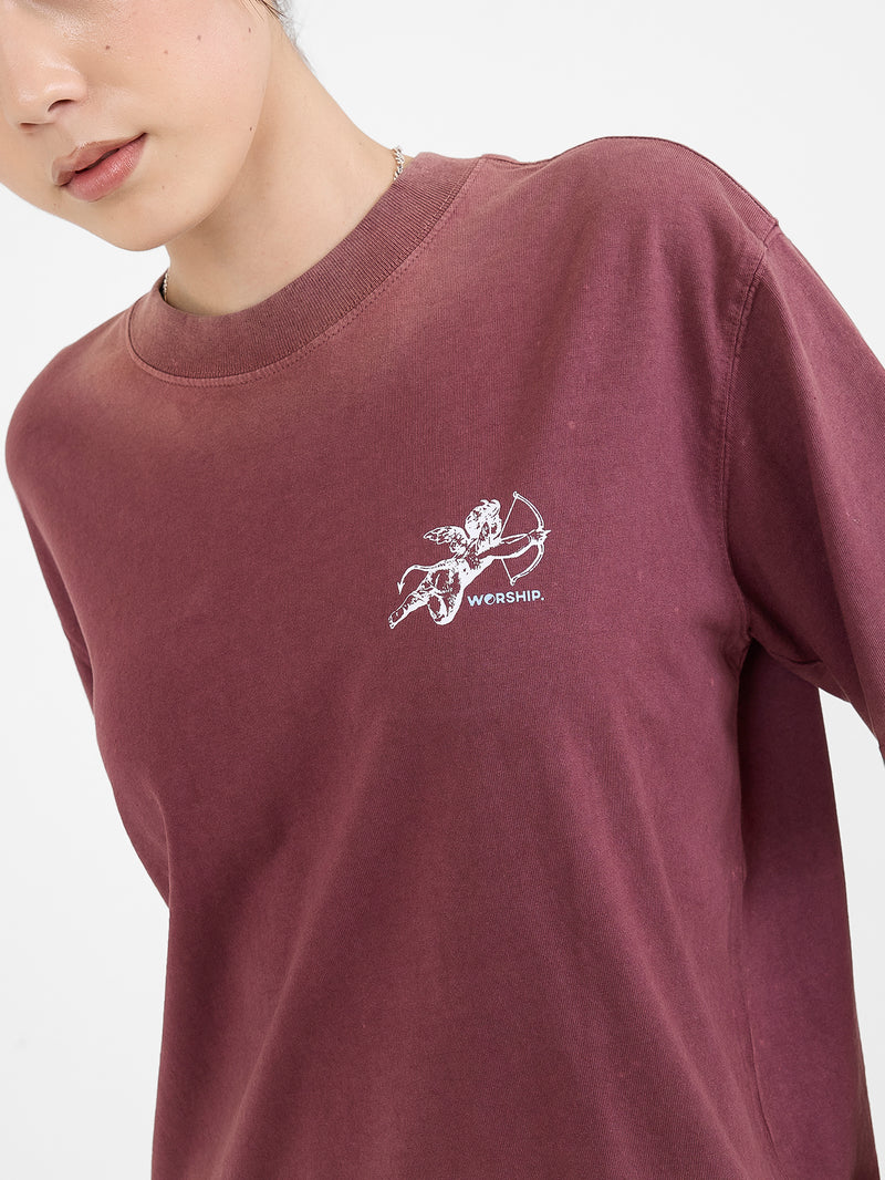 Cherub Regular Fit Tee - Vintage Wine 4