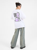 Potion Oversized Tee - White 4