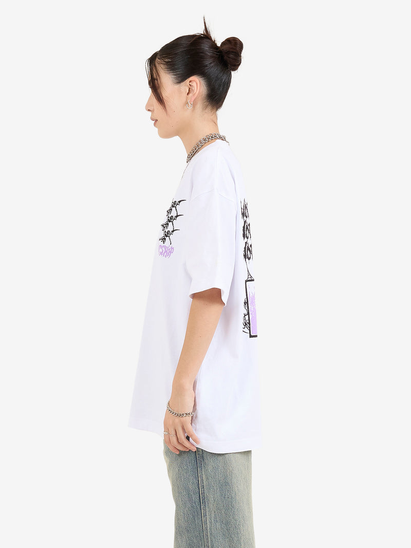 Potion Oversized Tee - White 4