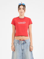 Push Off Teeny Tee - Lucky Red 4