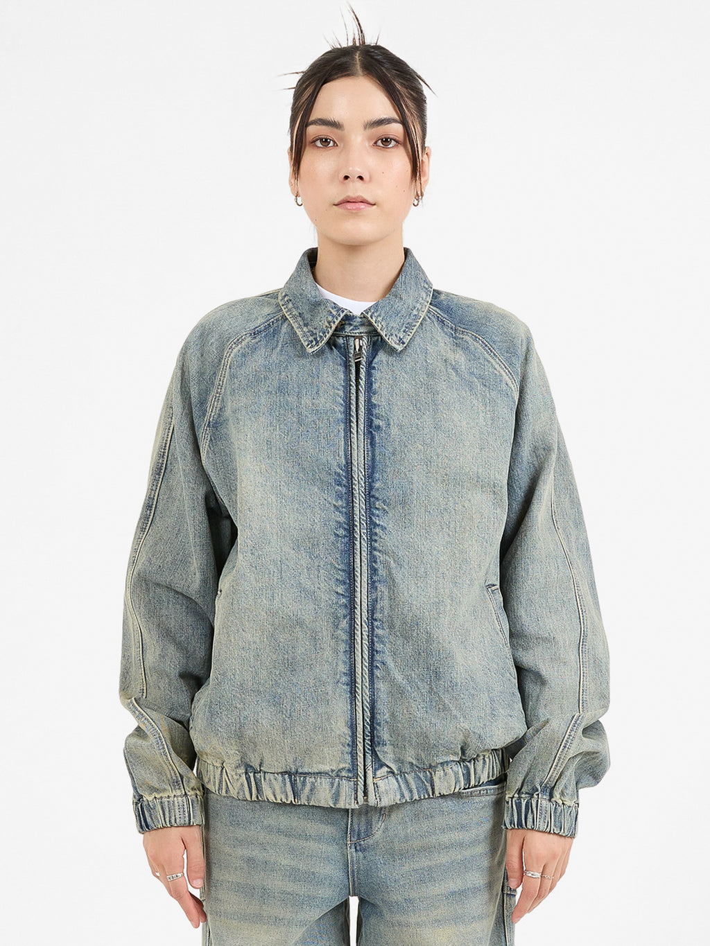 Denim Drizzler Jacket - Garbage Grime Blue 4