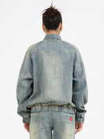 Denim Drizzler Jacket - Garbage Grime Blue 4