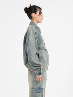 Denim Drizzler Jacket - Garbage Grime Blue 4