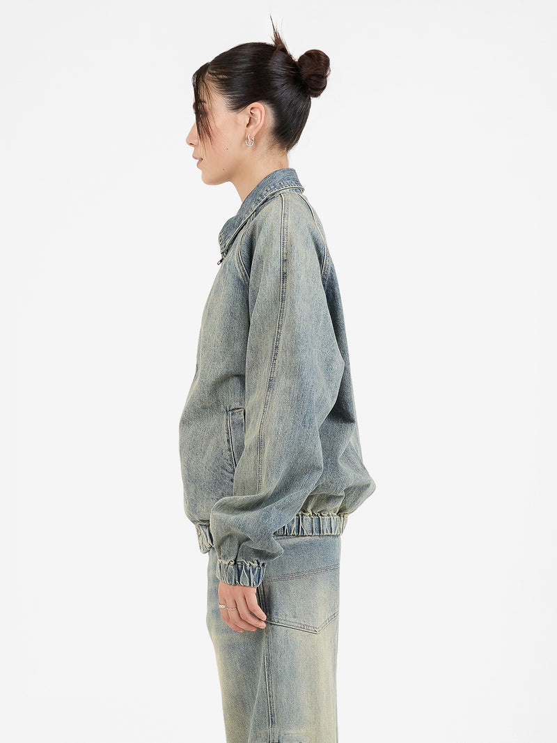 Denim Drizzler Jacket - Garbage Grime Blue 4