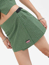 Eternal Micro Wrap Skirt - Artichoke Green 4