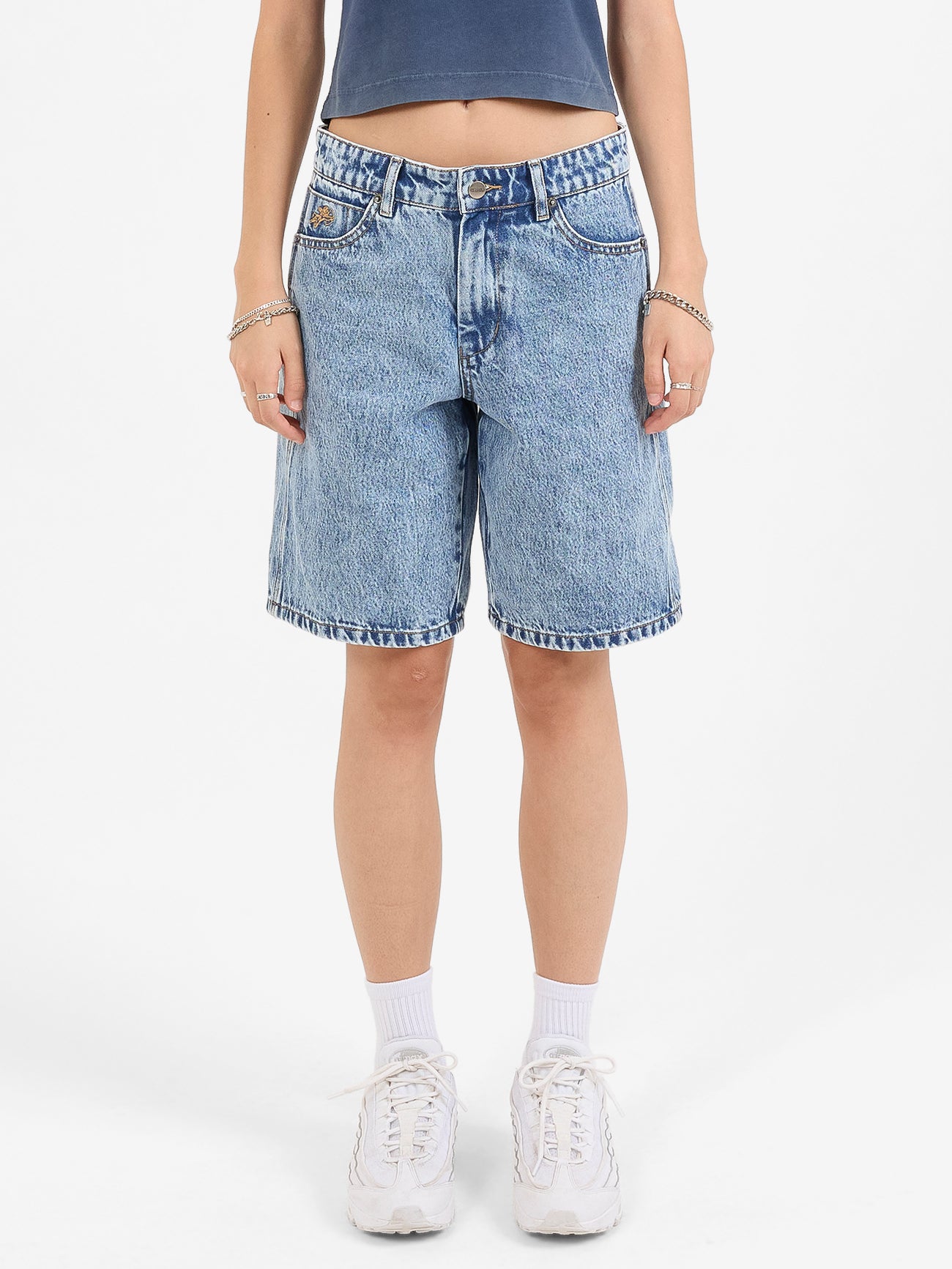 Alt State Sloucher Short - Salted Indigo Acid – Worship Supplies