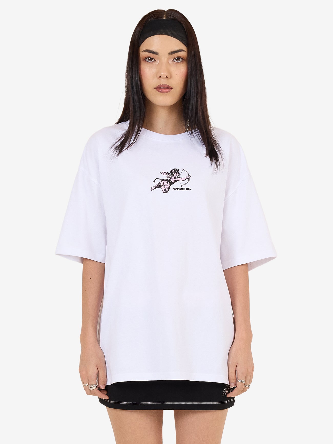 Cherub Relaxed Fit Tee - White 4