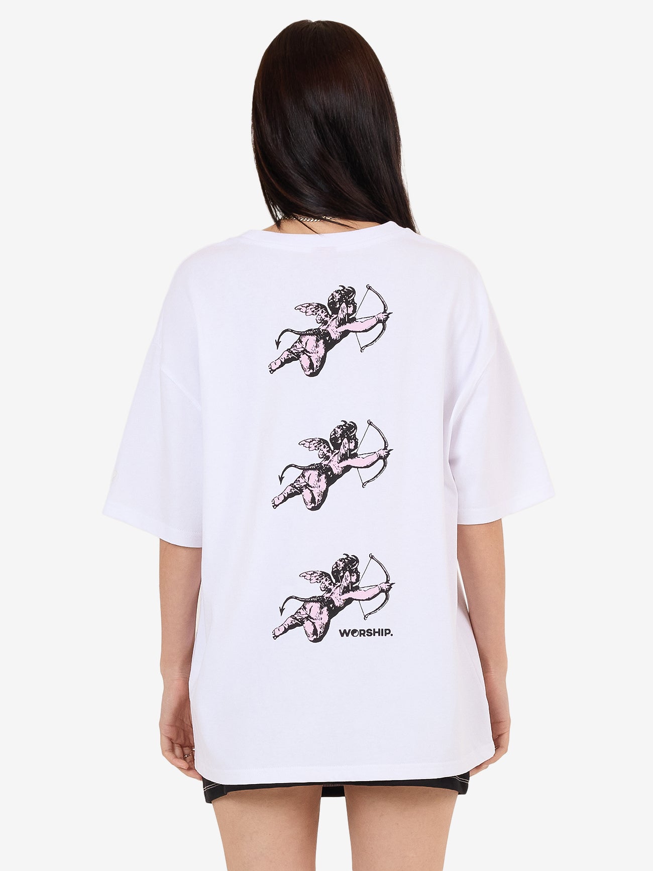 Cherub Relaxed Fit Tee - White 4