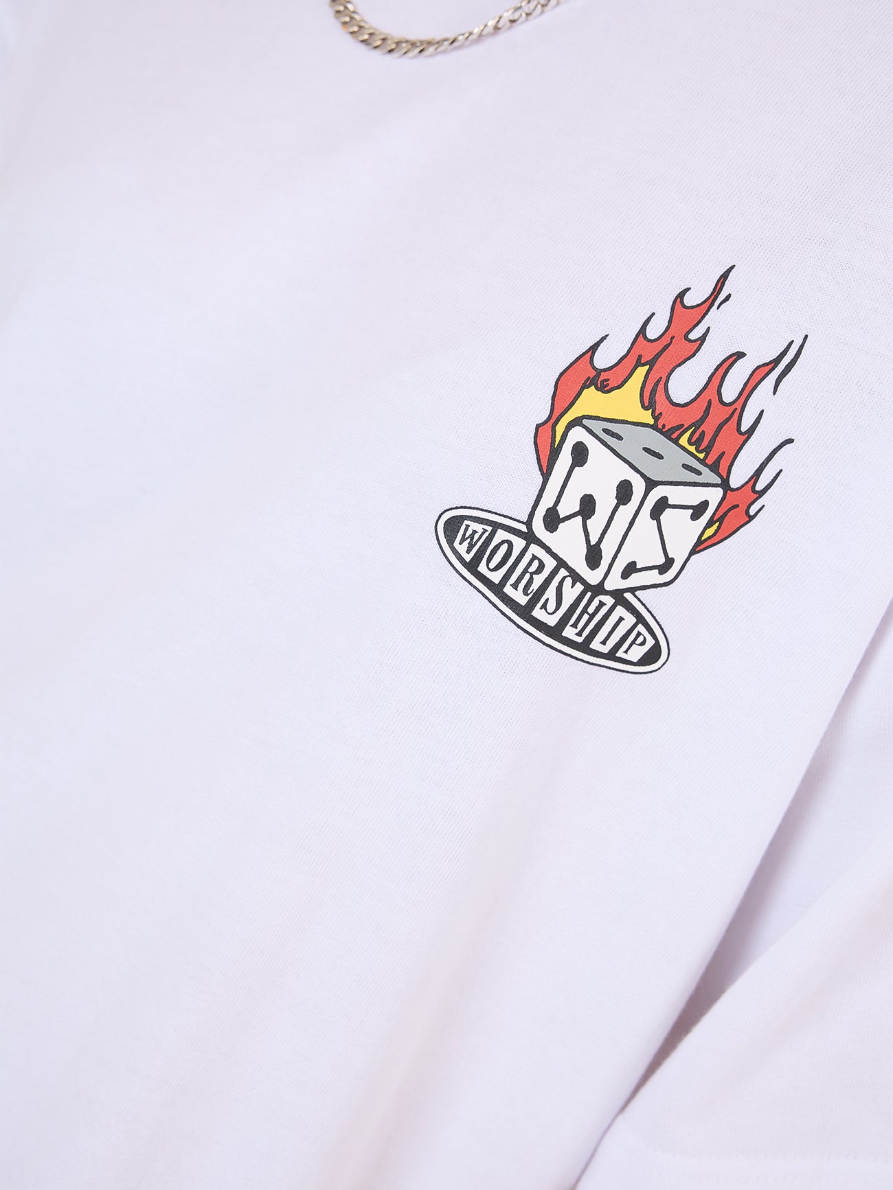 Snake Eyes Oversize Fit Tee - White