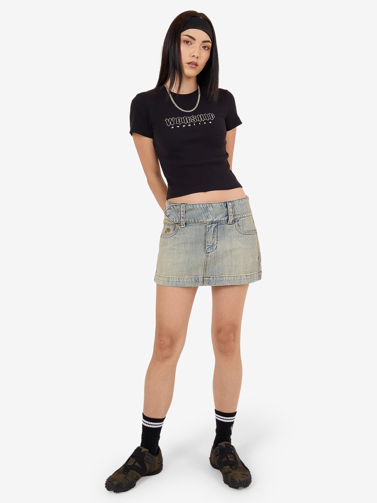 Glitz Slim Fit Tee - Black 4