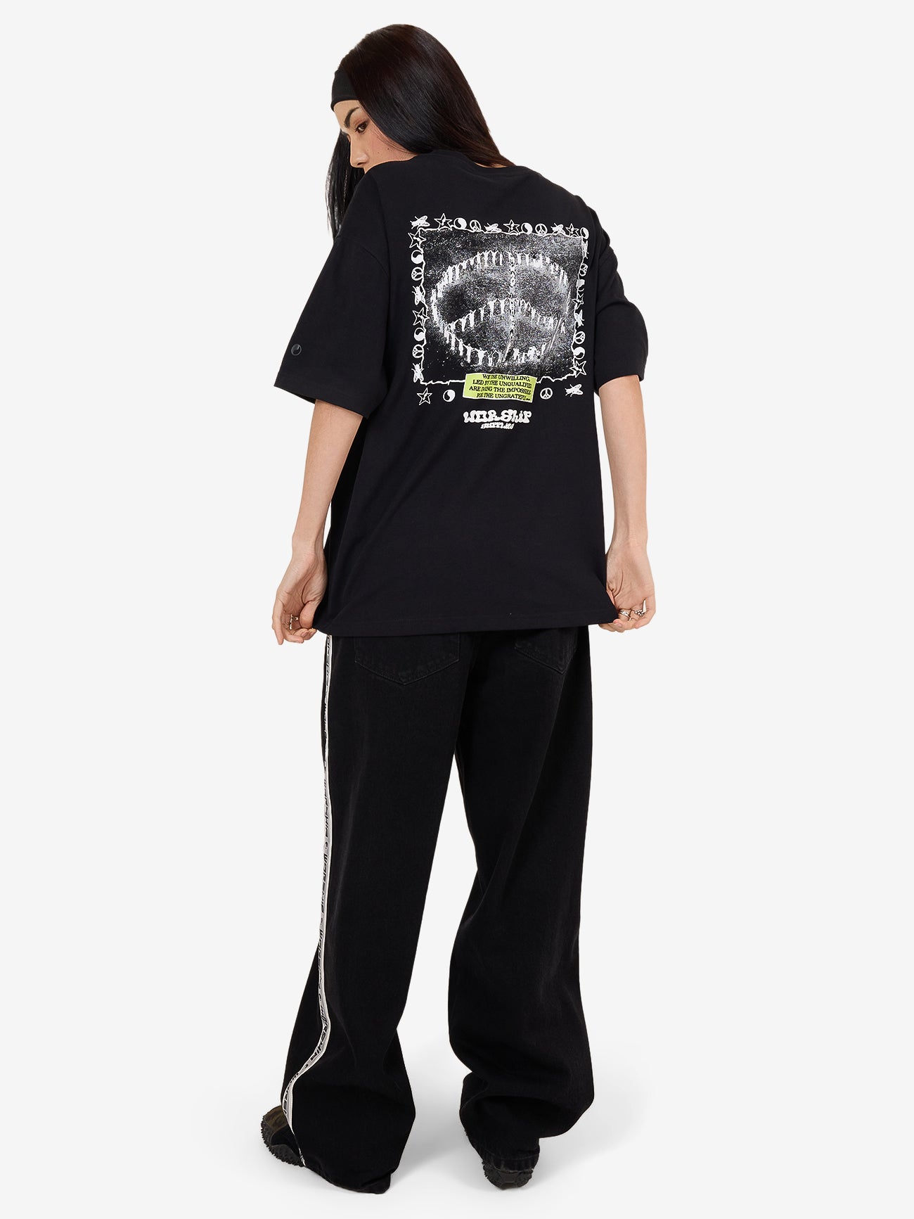 Unqualified Relaxed Fit Tee - Black