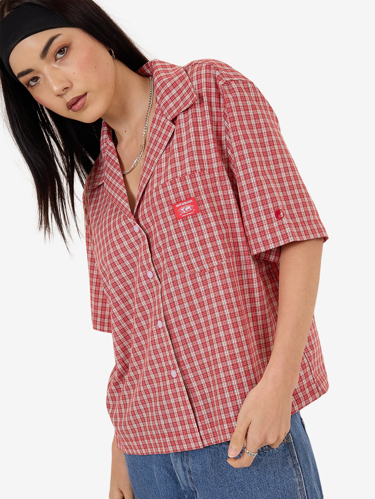 Glazed And Confused Box Fit Shirt - Cherry Red 4