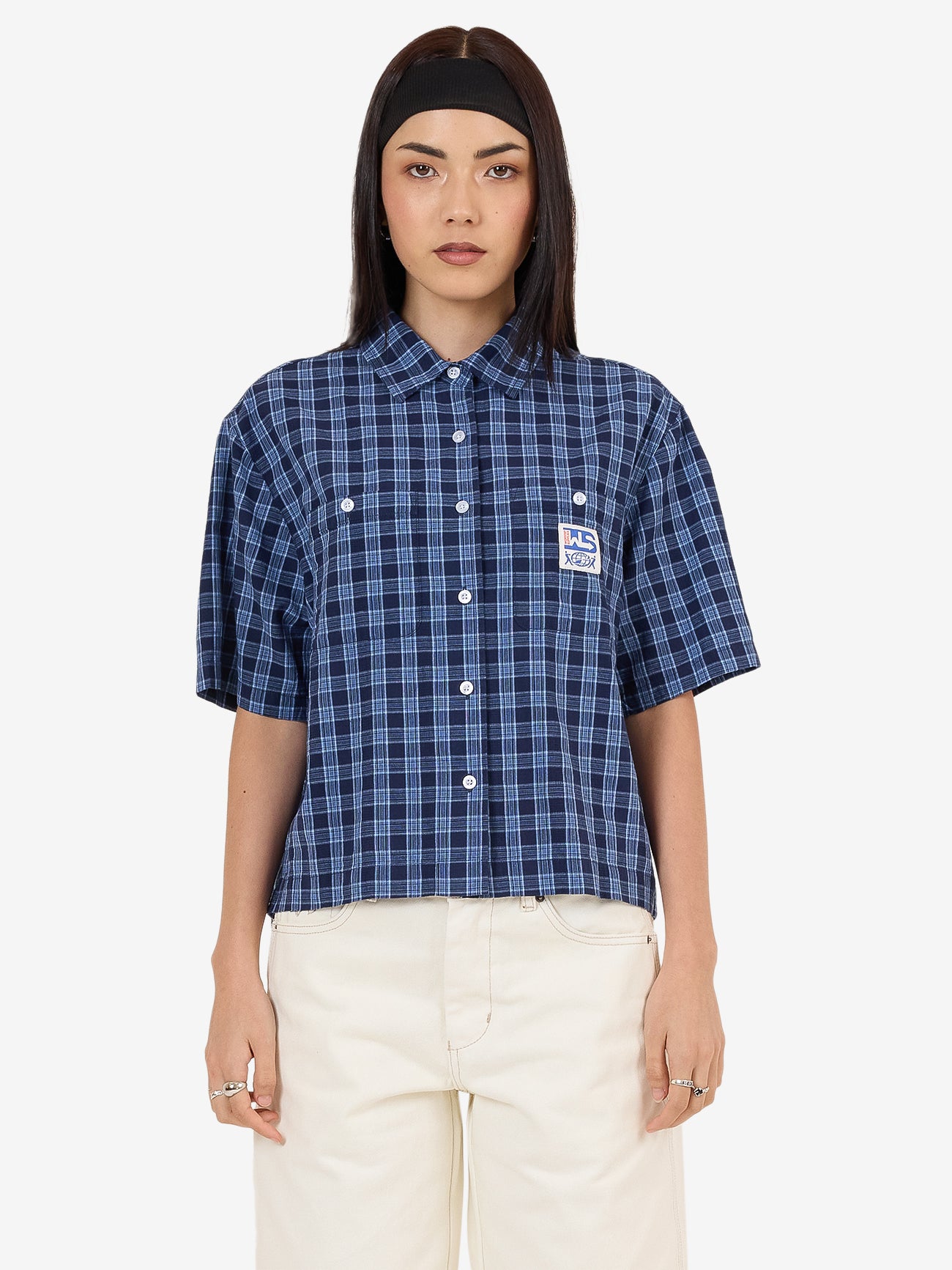 Removal Box Fit Shirt - Bell Air Blue