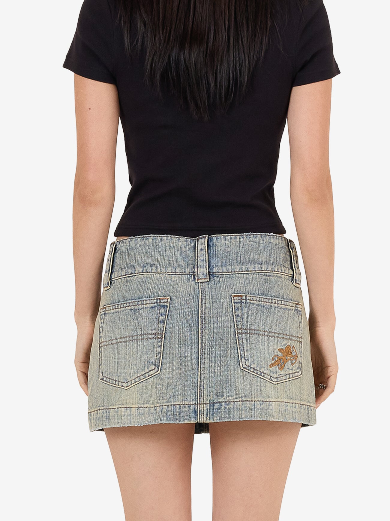Nostalgia Micro Skirt - Dirty Streaky Fade 4