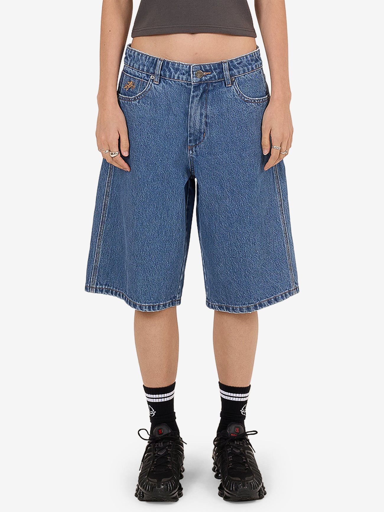 Glazed And Confused Big Baggy Short - Sky High Blue 4