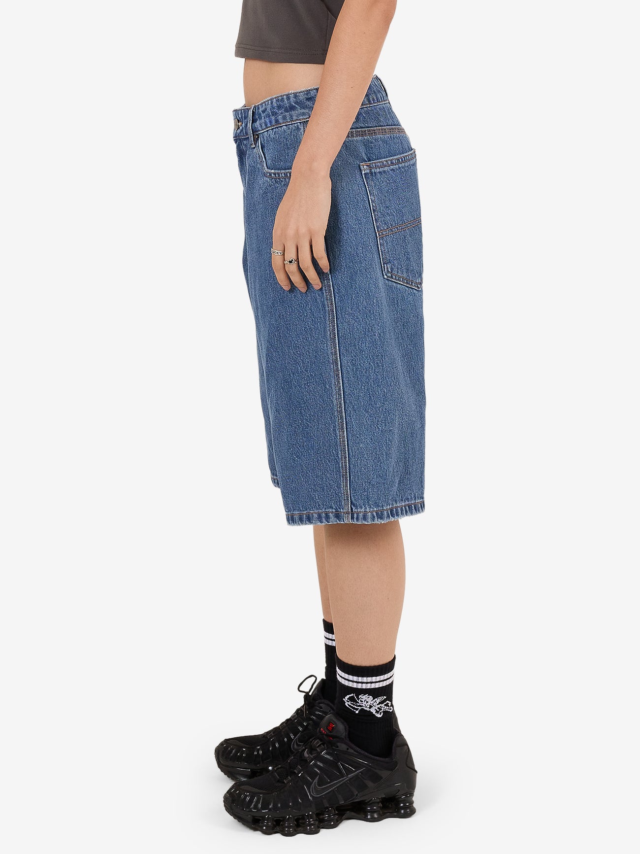 Glazed And Confused Big Baggy Short - Sky High Blue 4