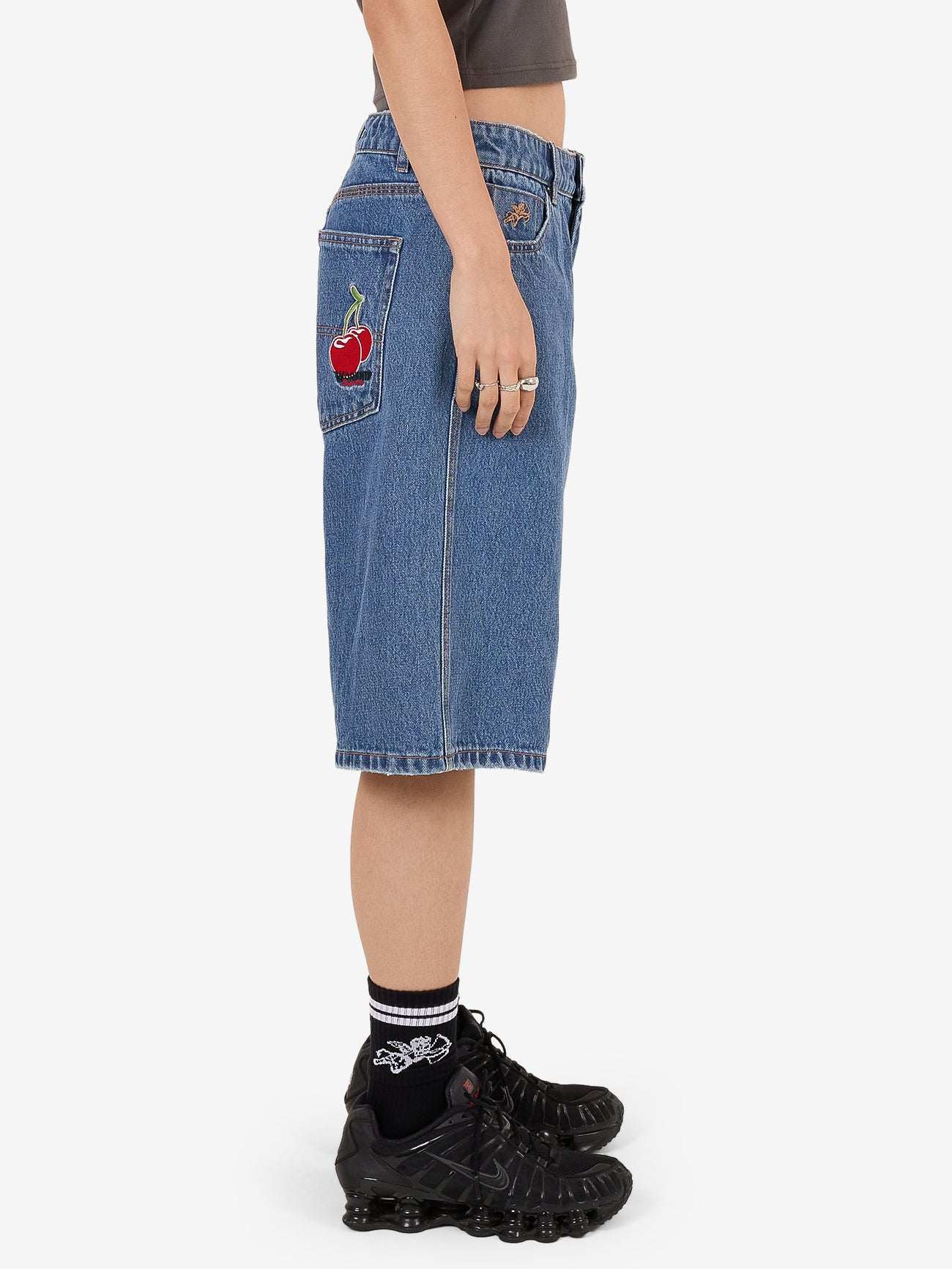 Glazed And Confused Big Baggy Short - Sky High Blue 4