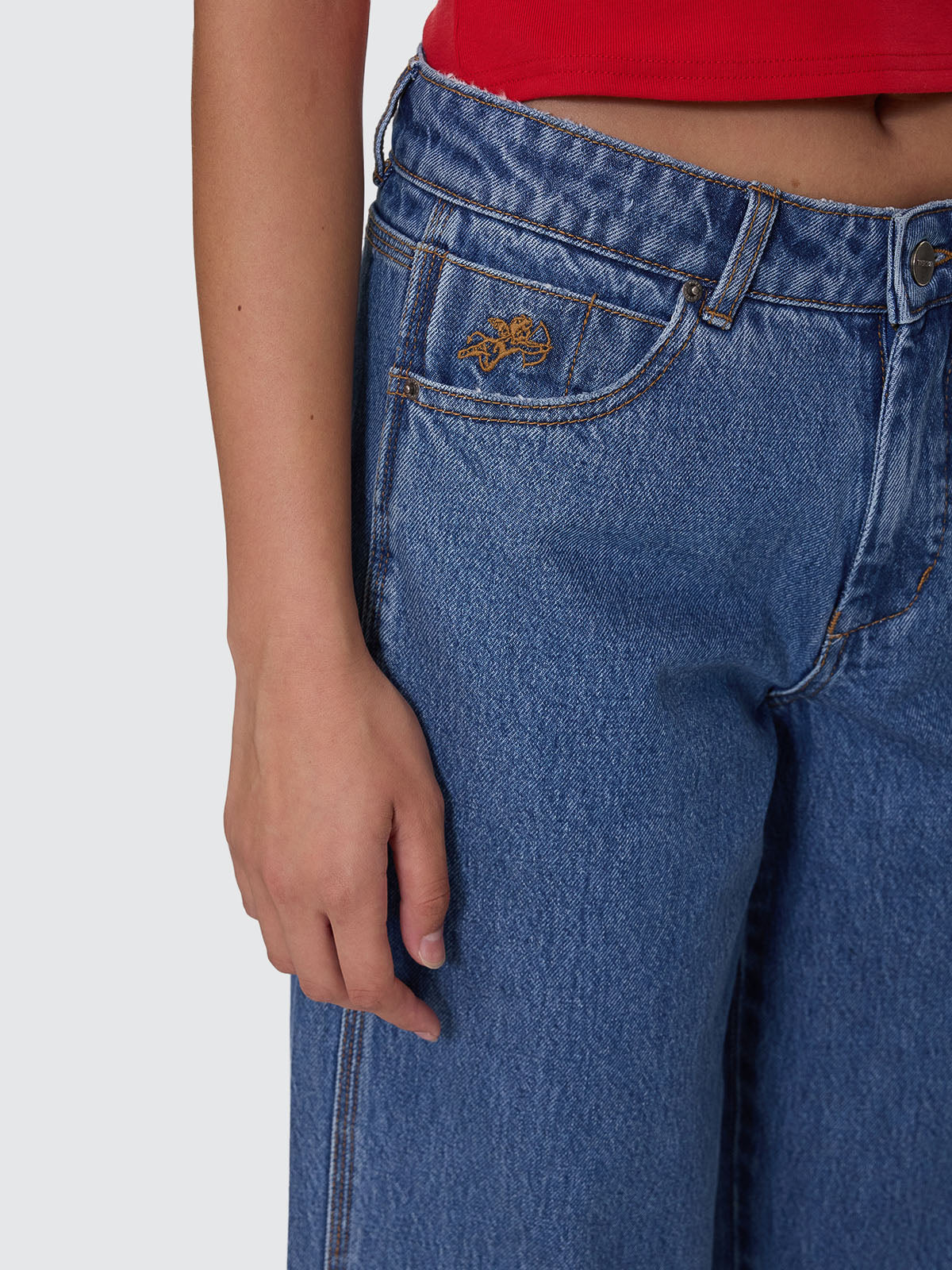 Worship Sloucher Jean - Sky High Blue