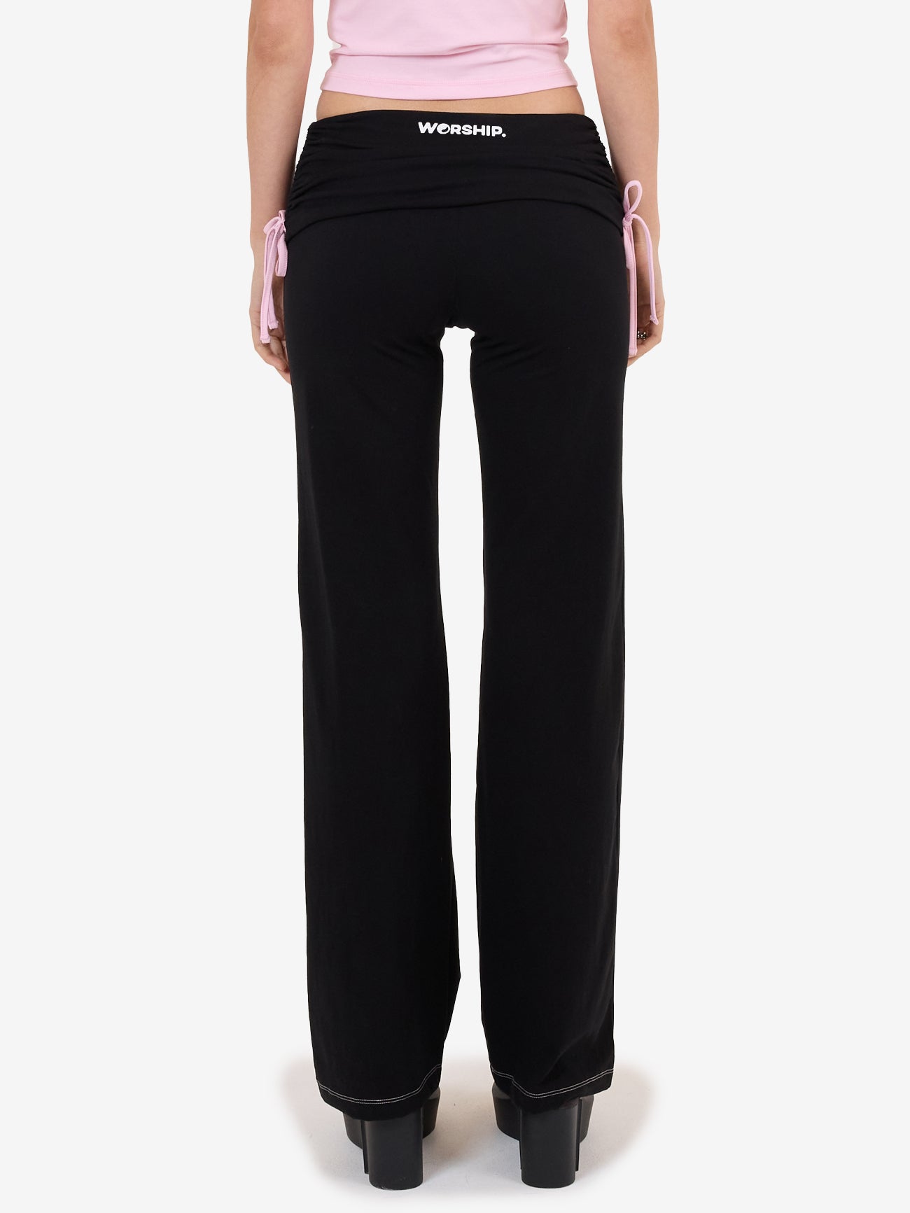 Cherub Y2K Gathered Legging - Black 4