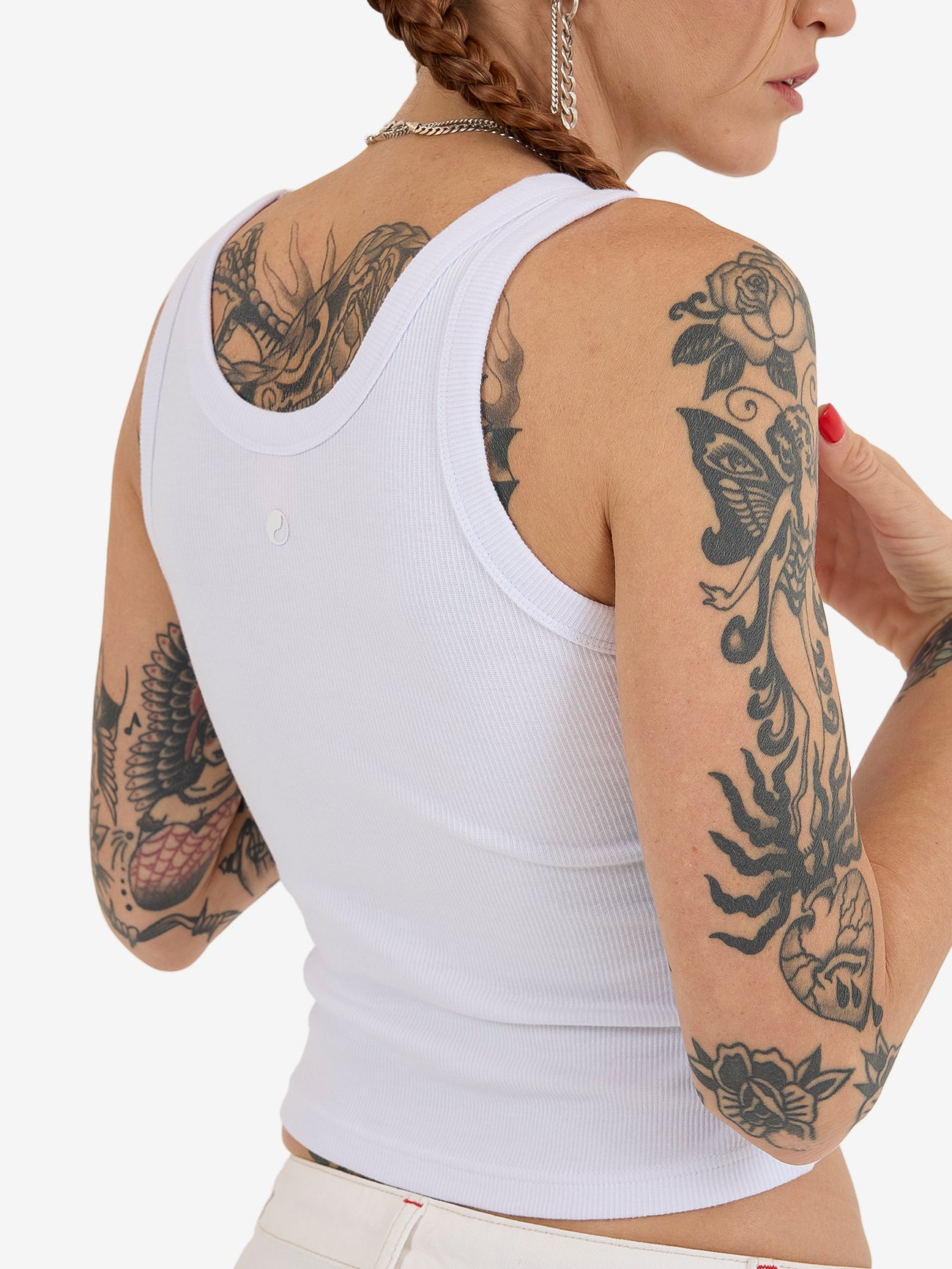 Cherub Longline Tank - White 4