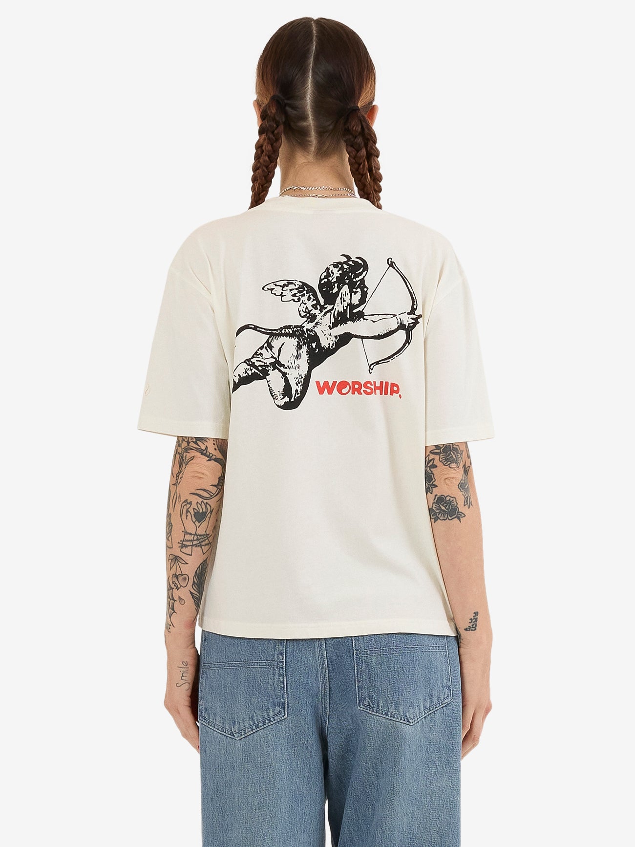 Cherub Regular Fit Tee - Bone 4