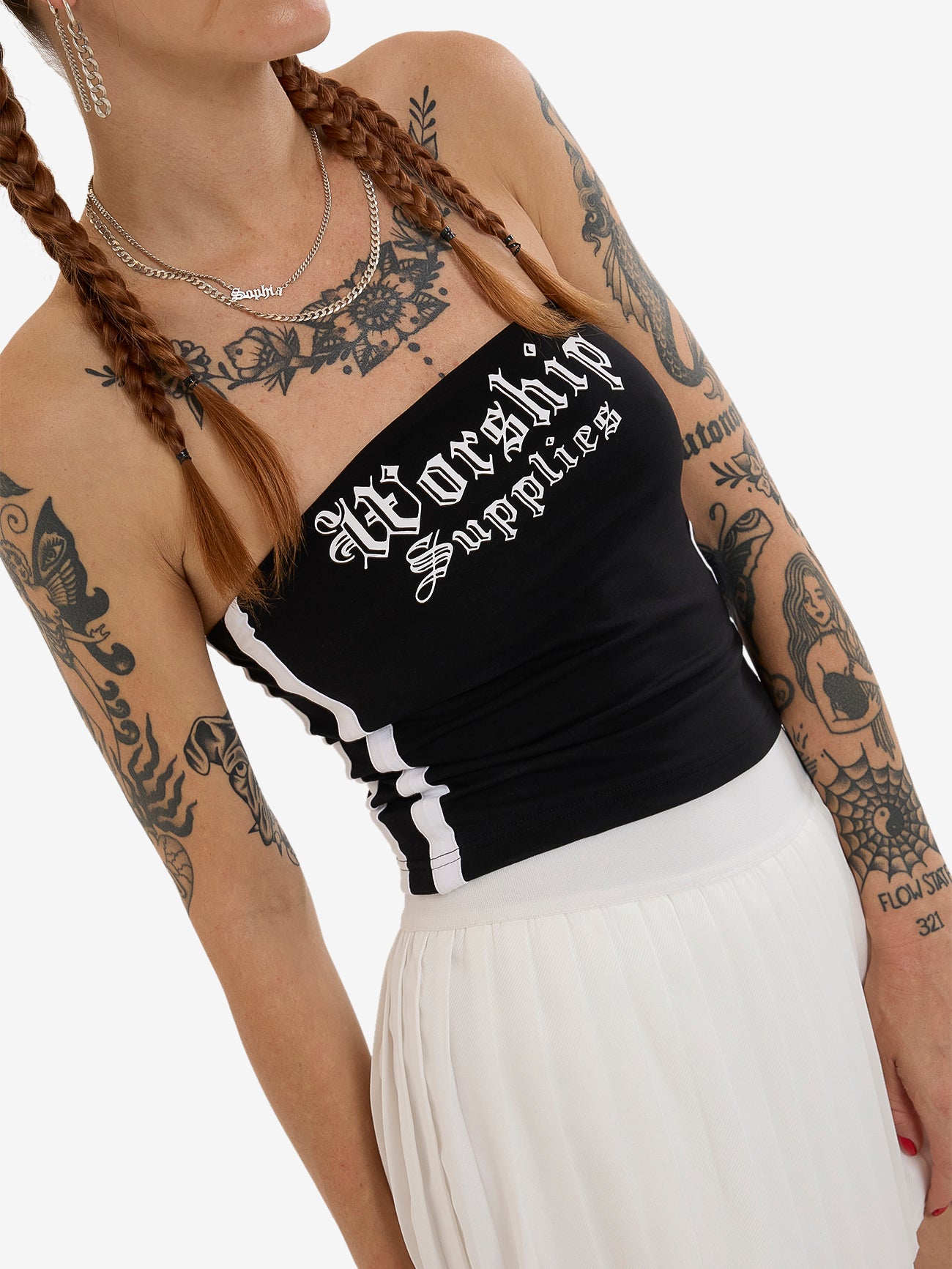 Worship Tube Top - Black 4