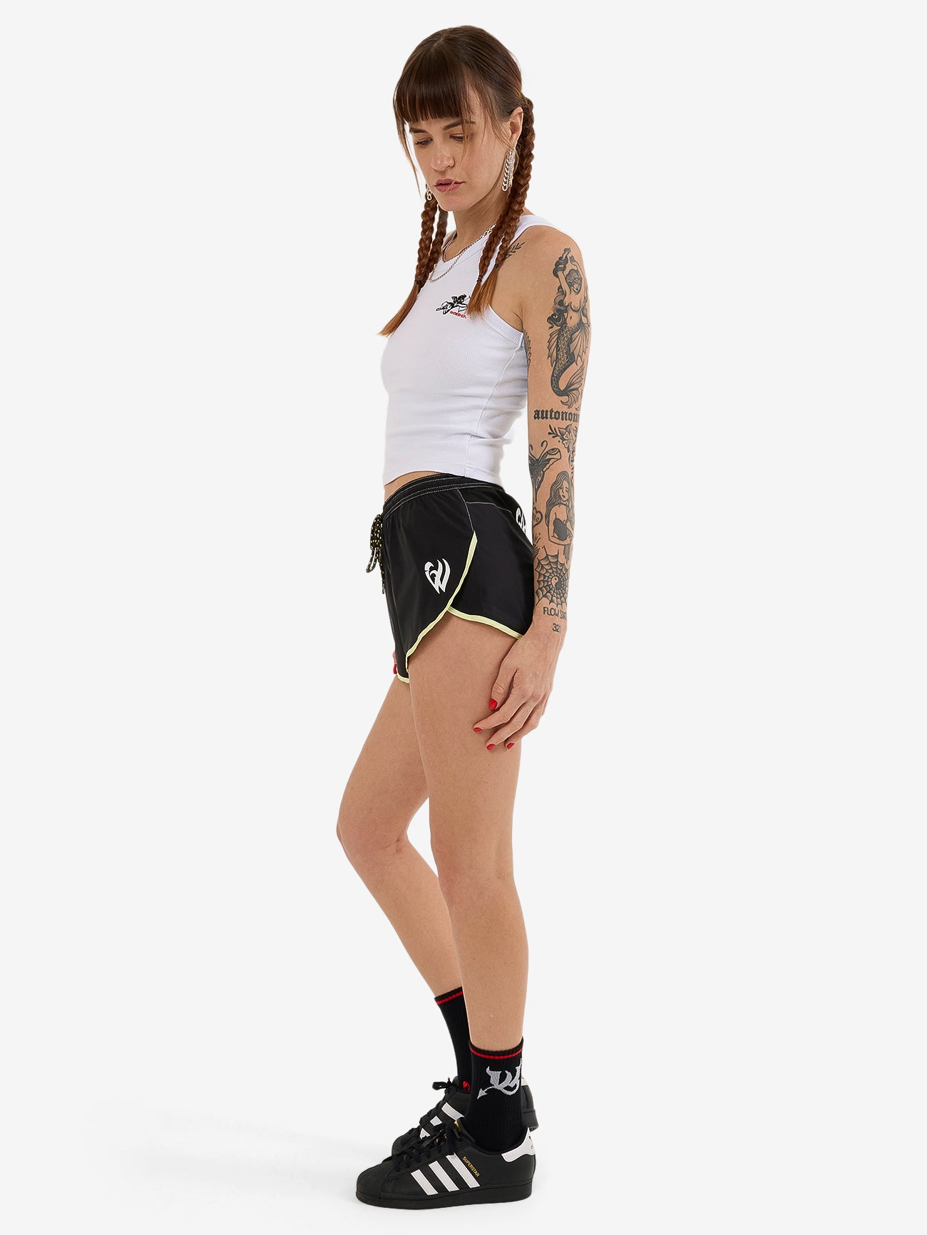 Boardriderr Micro Boardshort - Black - Lime 4