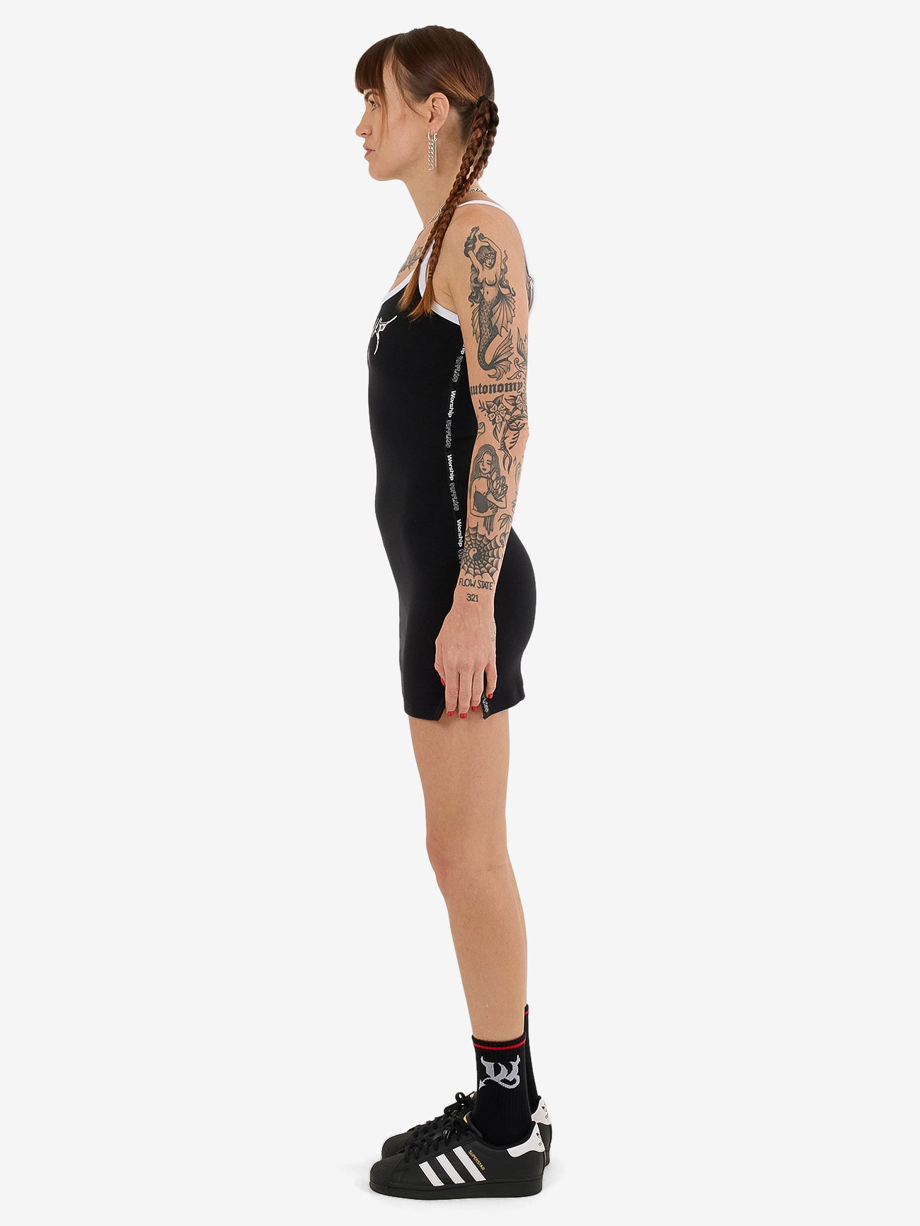 Prequil Strappy Mini Dress - Black 4