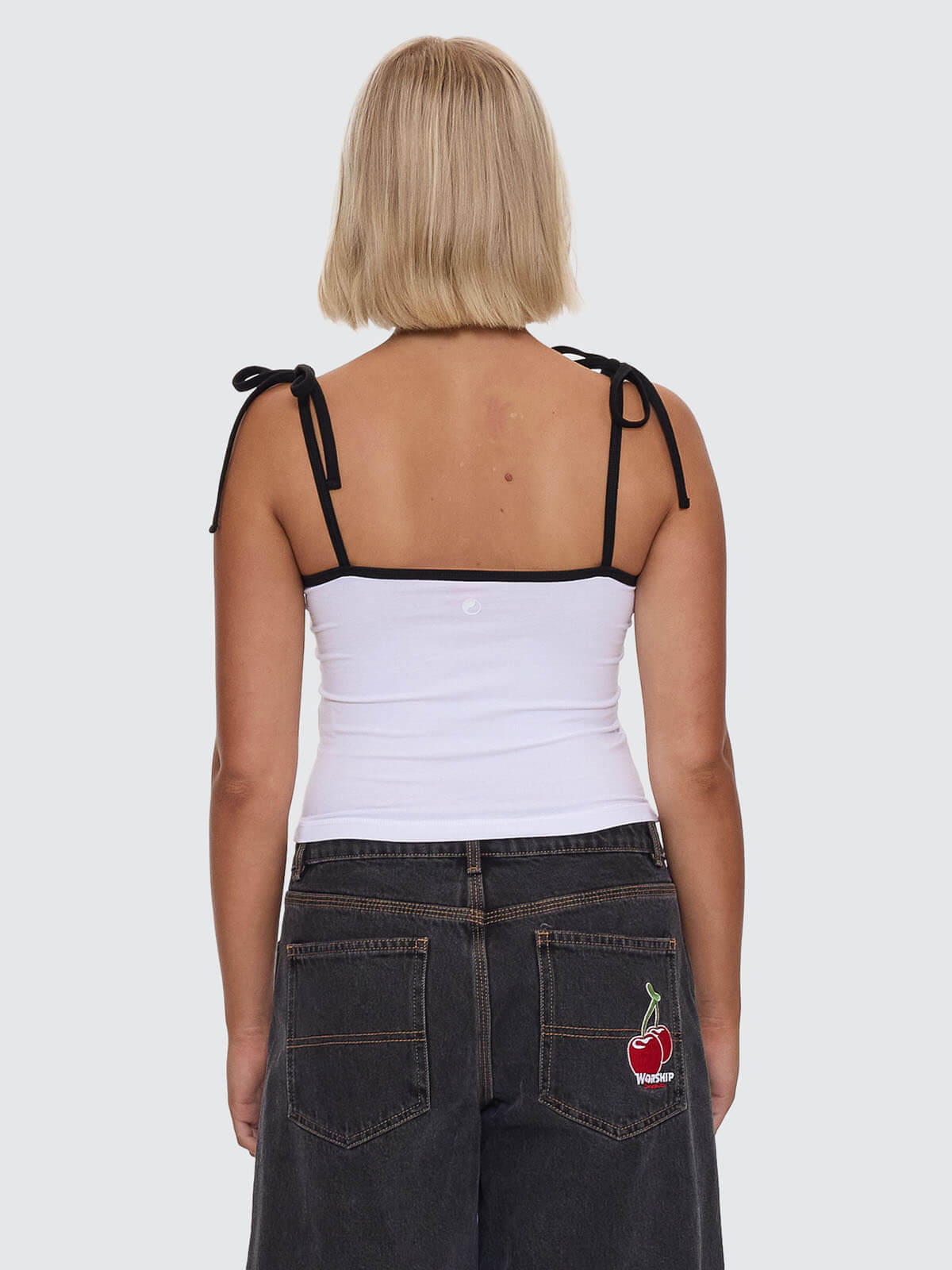 Glazed And Confused Ties Singlet - White 4