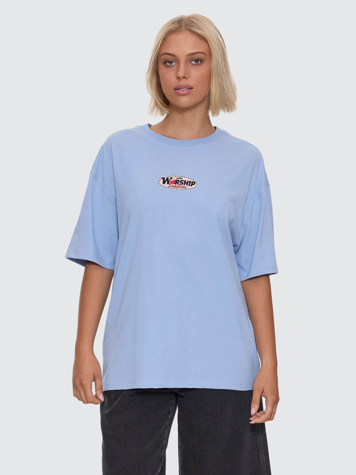 Glazed And Confused Relaxed Fit Tee - Bell Air Blue 4