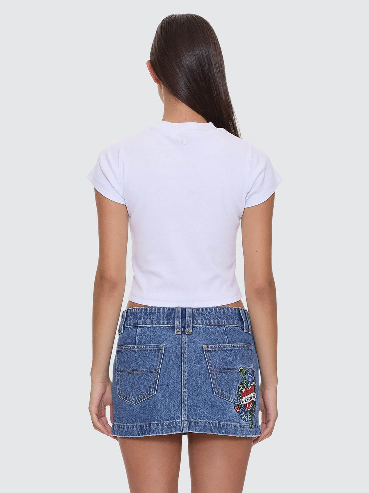 No Ragrets Teeny Tee - White 4
