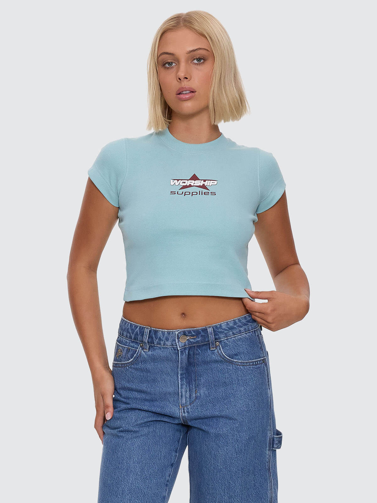 Orion Teeny Tee - Aqua 4