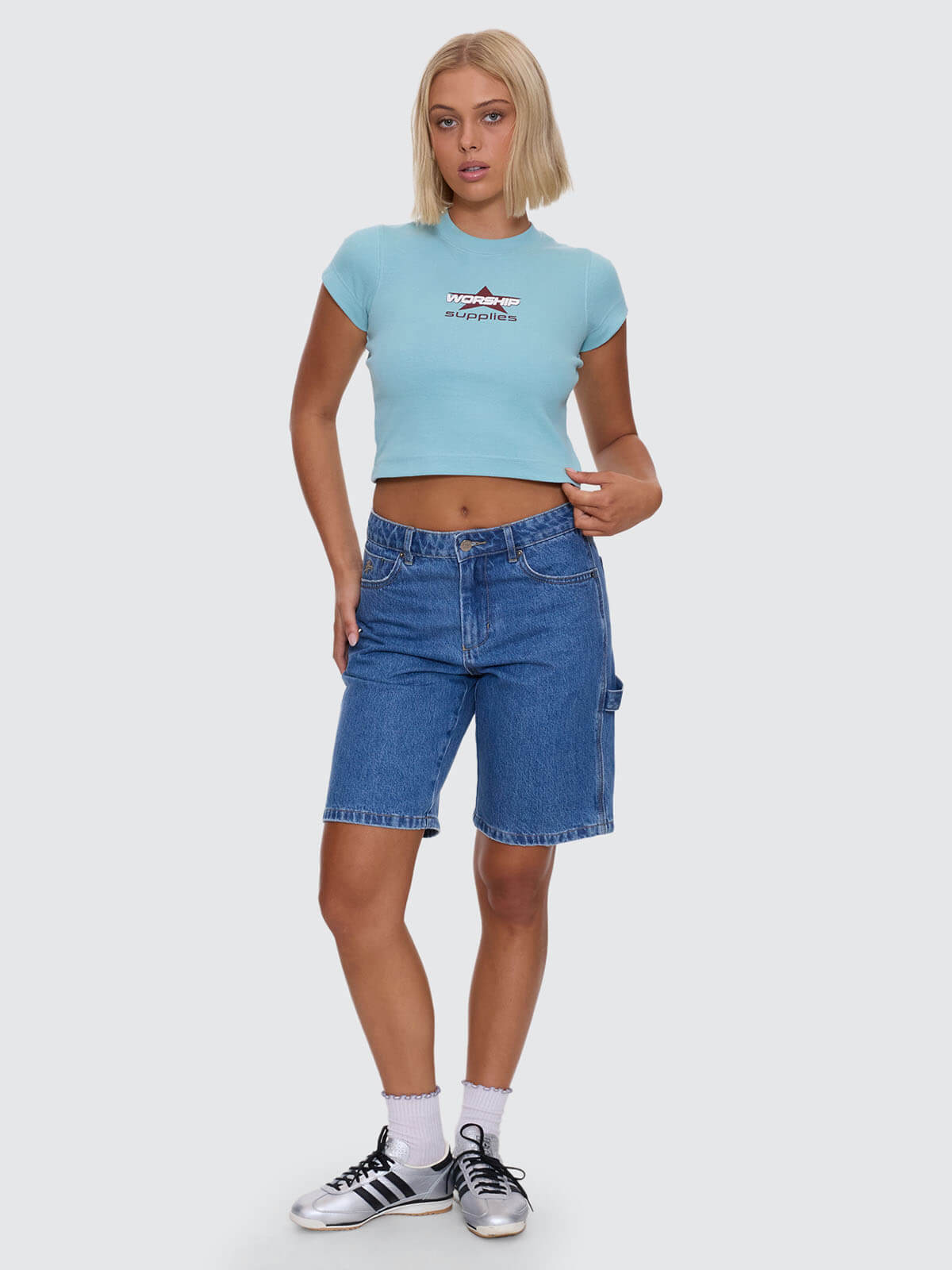 Orion Teeny Tee - Aqua 4