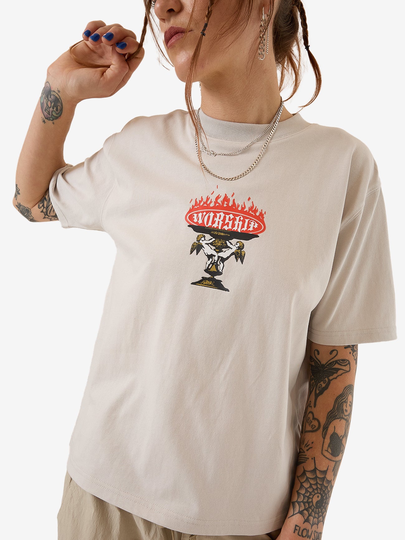 Chalice Regular Fit Tee - Vapour Grey 4