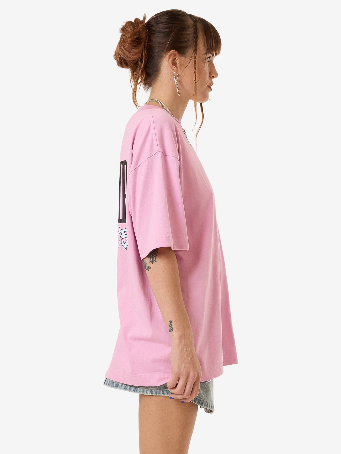 Domination Oversize Fit Tee - Lilac Chiffon 4