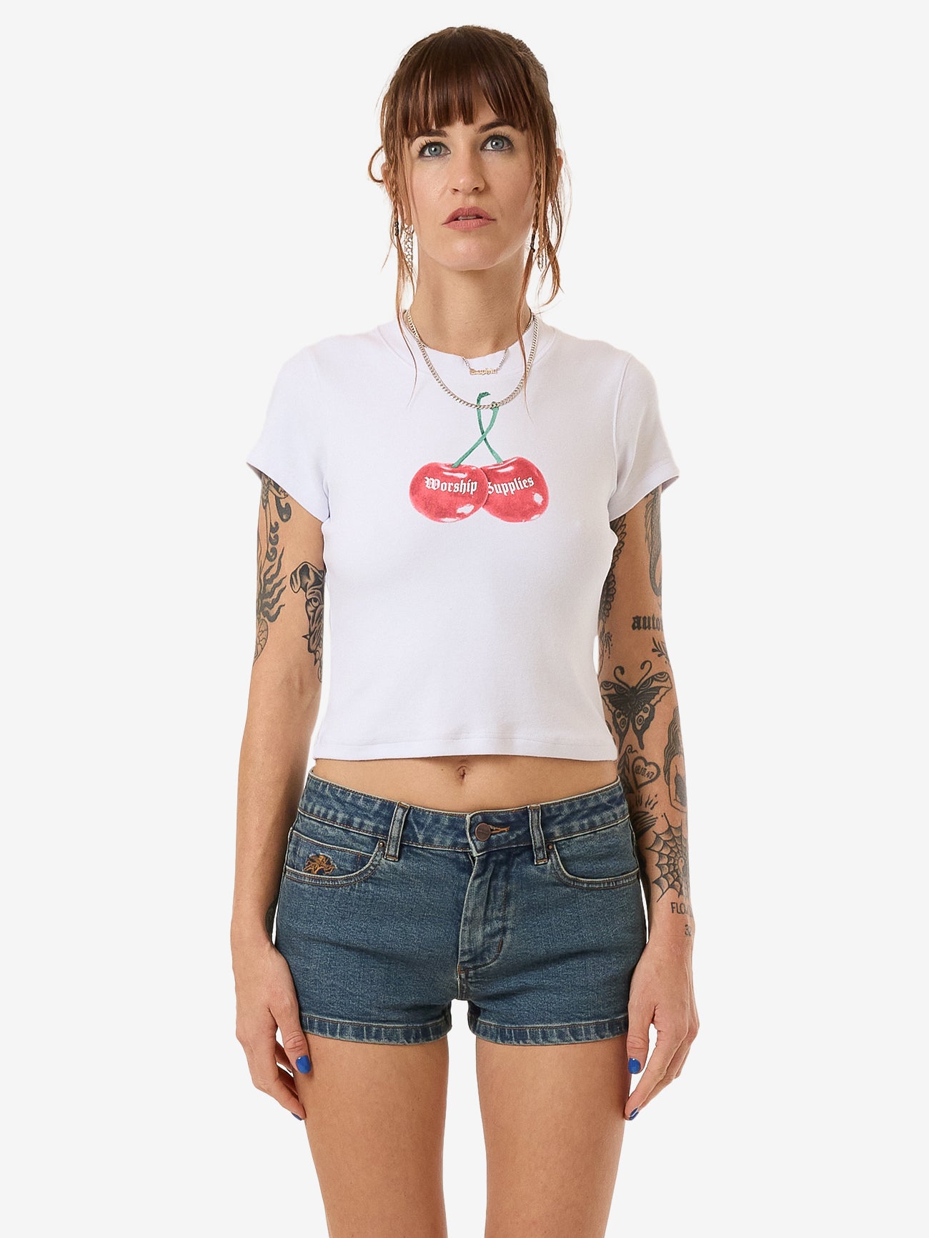 Cherio Teeny Tee - White 4