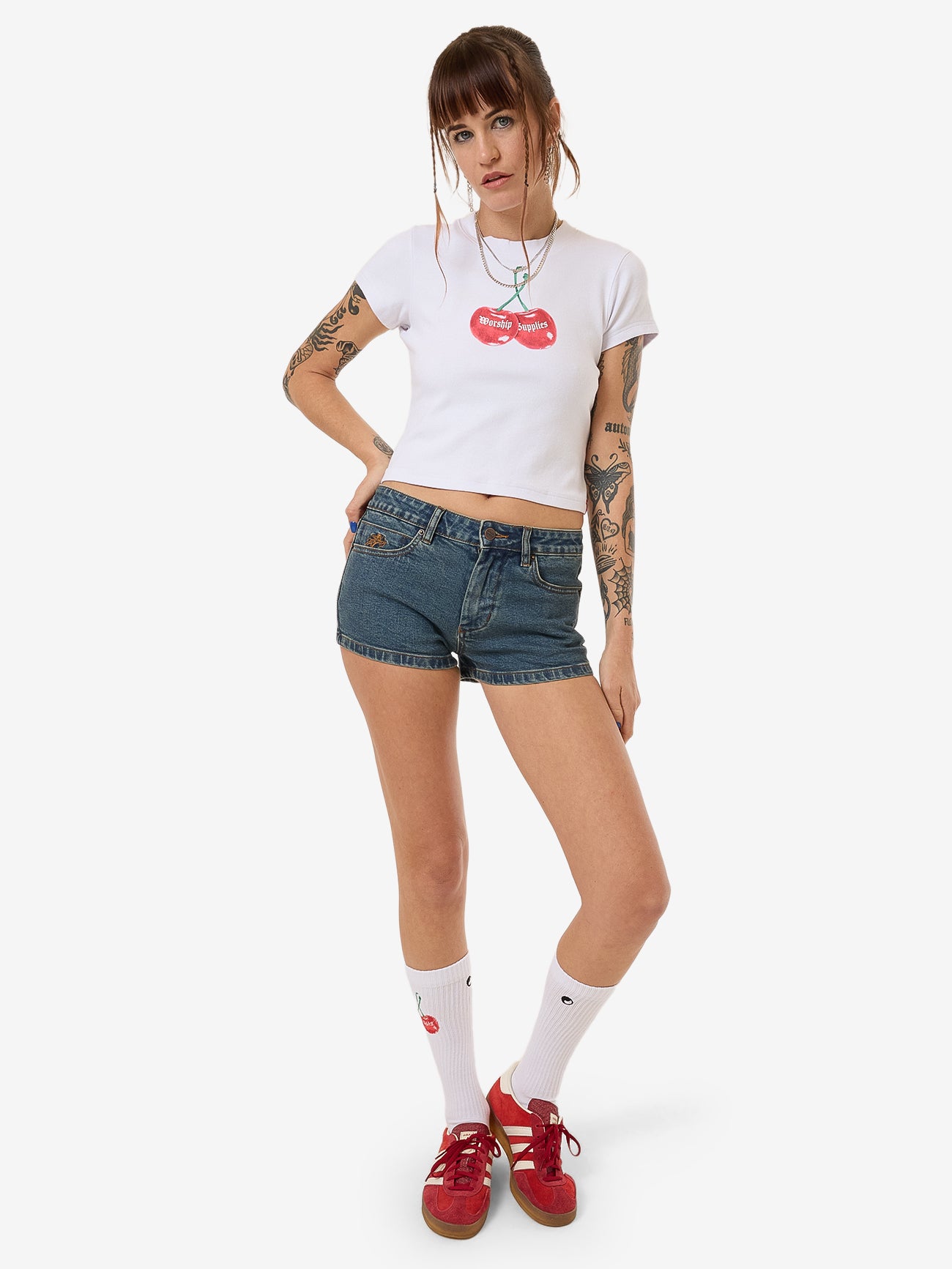 Cherio Teeny Tee - White 4