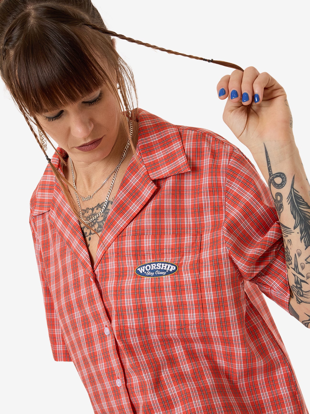 Class Box Fit Shirt - Tomato Red 4