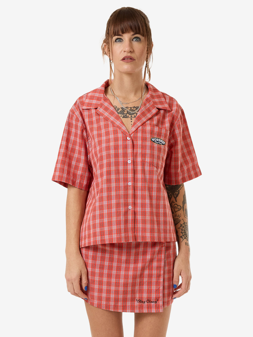 Class Box Fit Shirt - Tomato Red 4