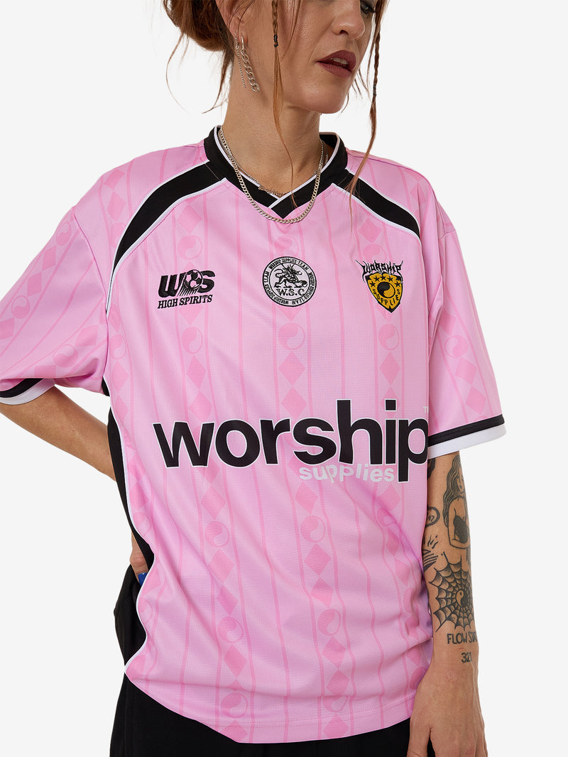 Player V-Neck Football Jersey - Bubblegum Pink 4