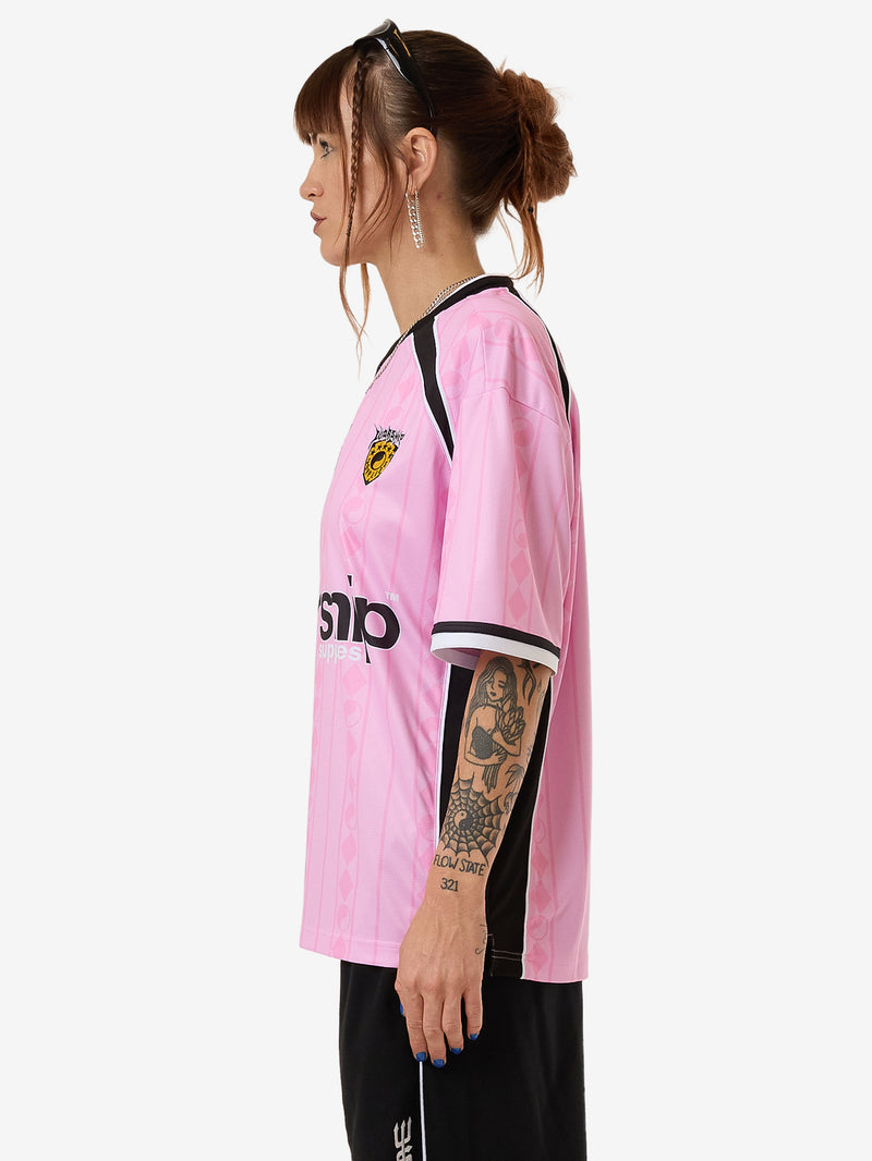 Player V-Neck Football Jersey - Bubblegum Pink 4