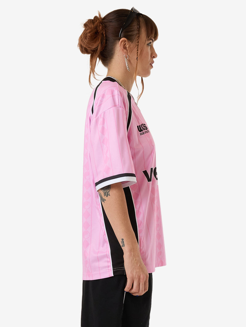 Player V-Neck Football Jersey - Bubblegum Pink 4