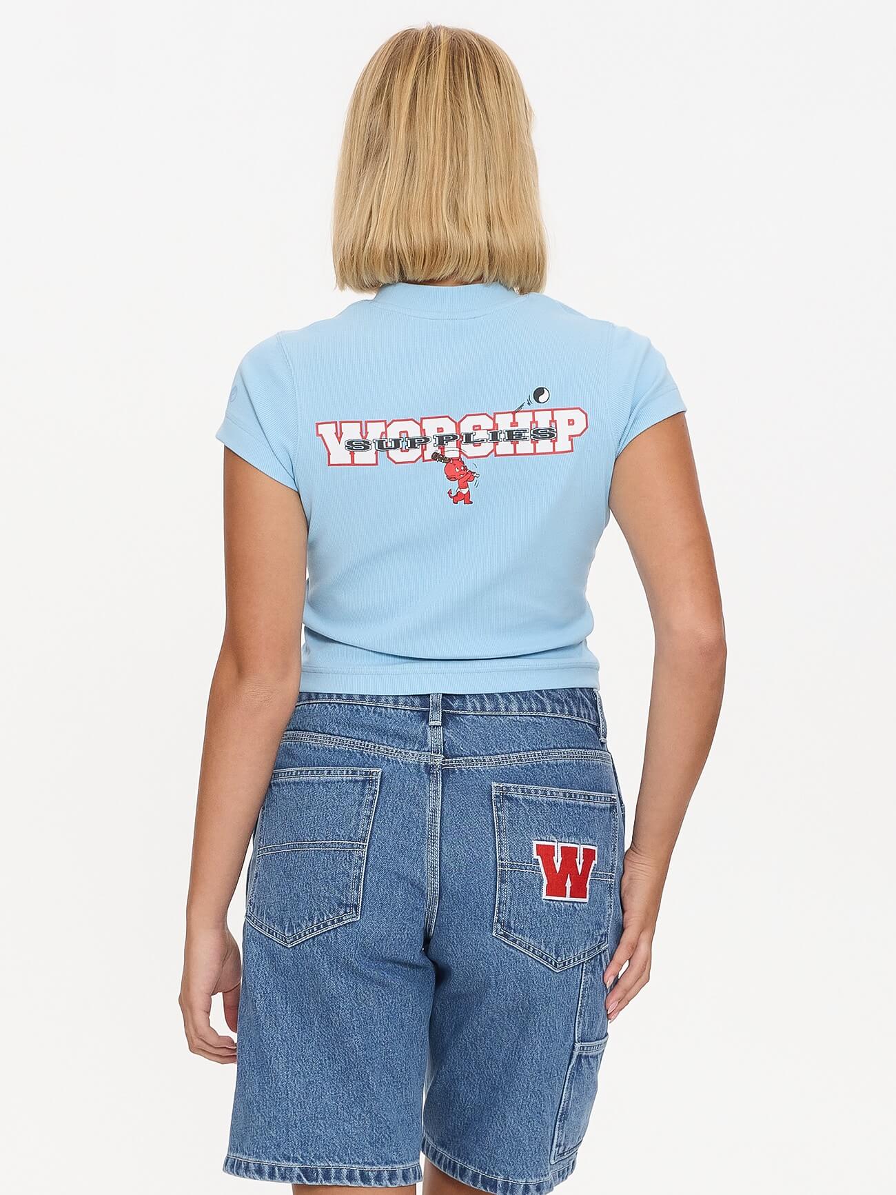 Belter Teeny Tee - Willow Blue 4