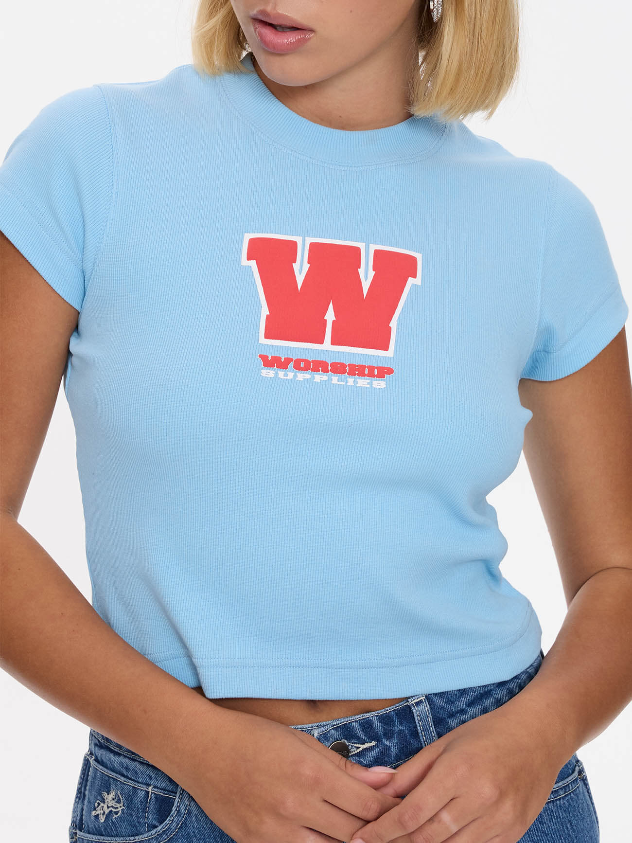 Belter Teeny Tee - Willow Blue 4