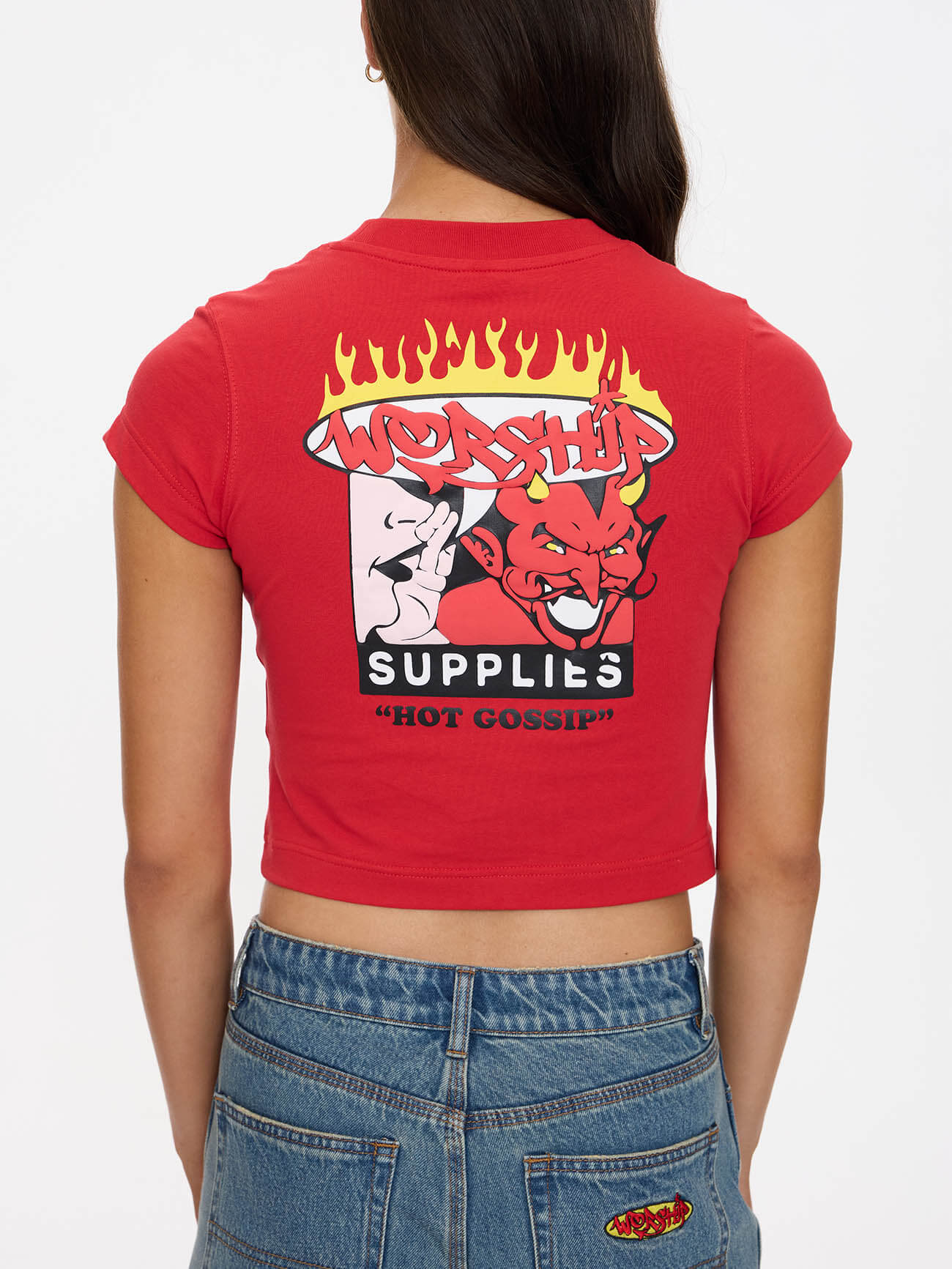 Hot Gossip Teeny Tee - Lucky Red 4