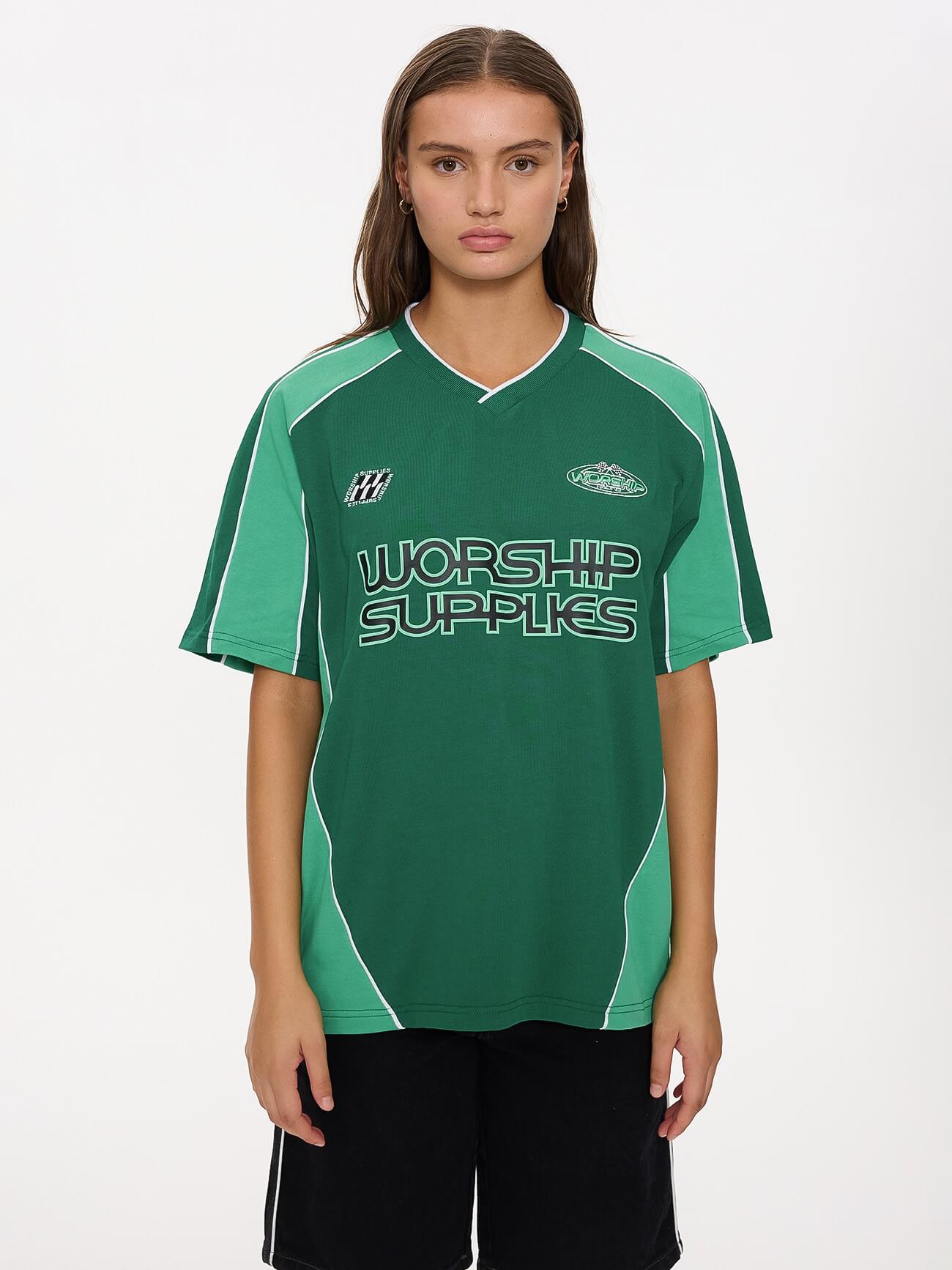 Grand Prix Panelled Jersey - Green 4