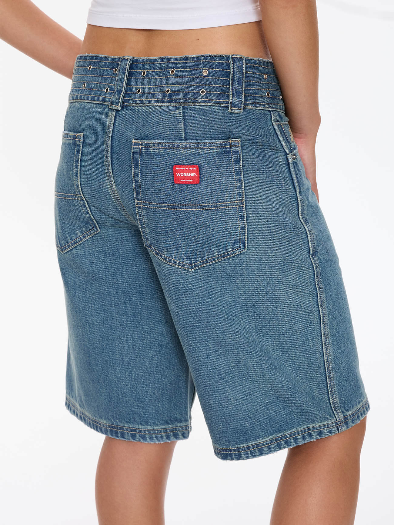 Naughtie Baggy Short - Rogue Blue 4