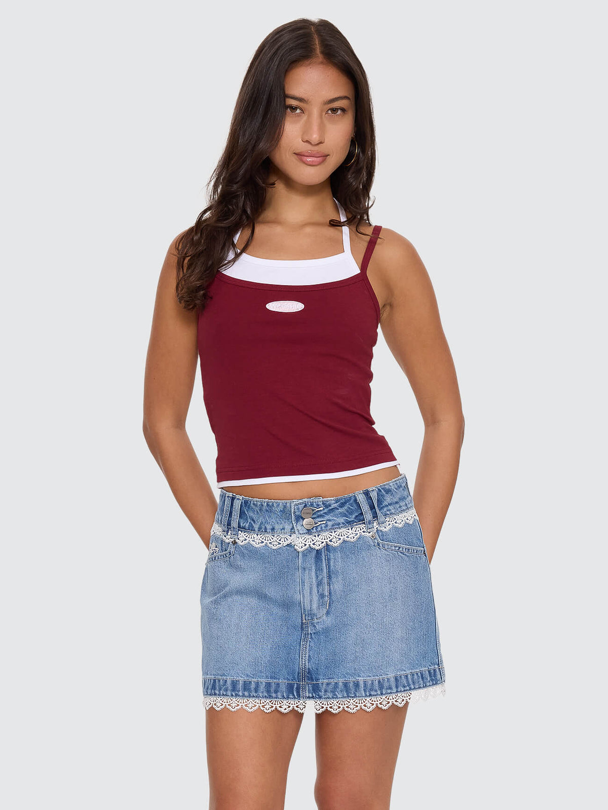 Shadow Cherub Layer Singlet - Deep Cherry 4