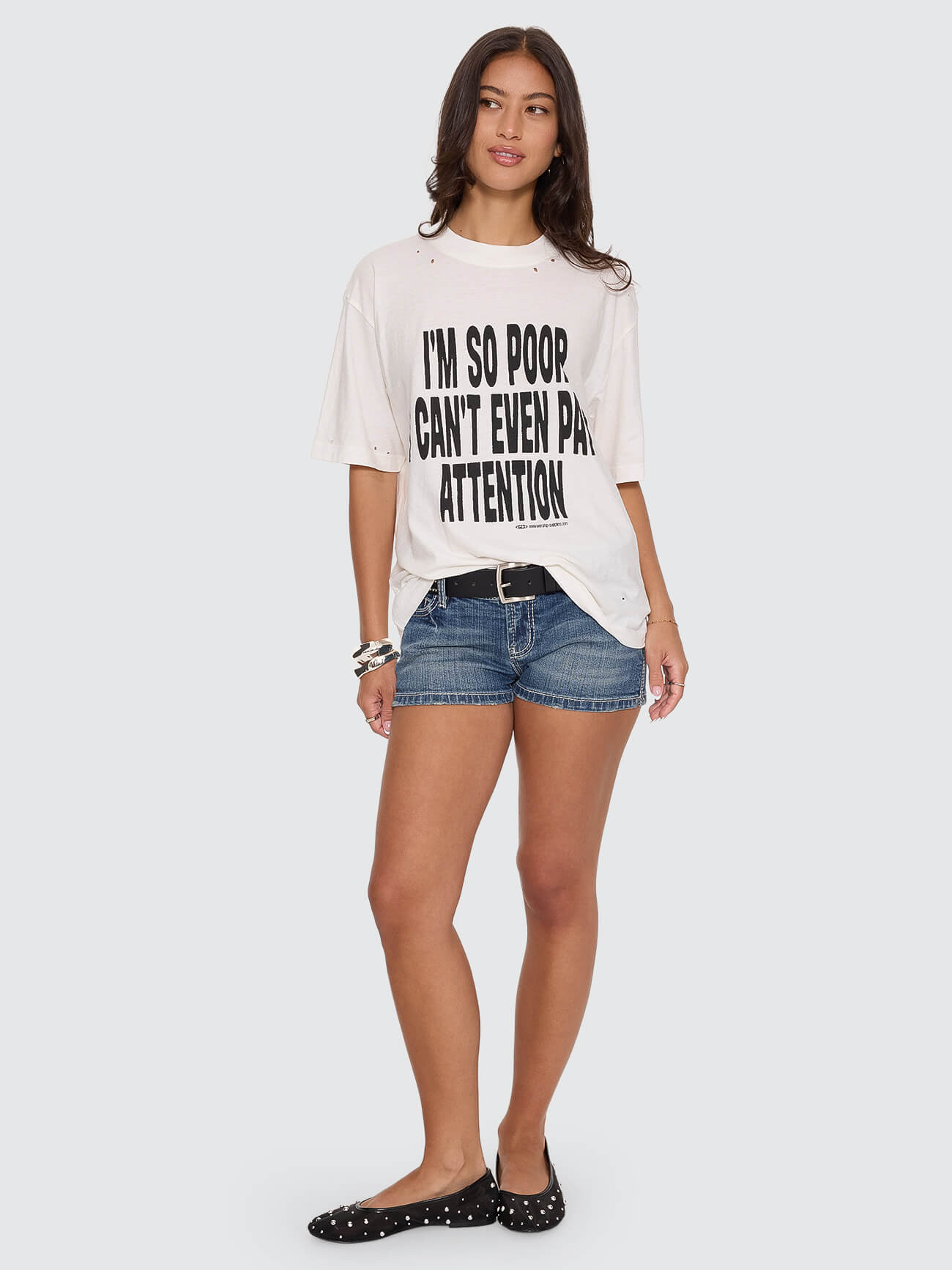 Pay Attention Regular Fit Tee - Coconut Milk 4